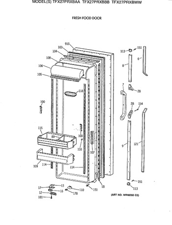 Diagram for TFX27PRXBAA