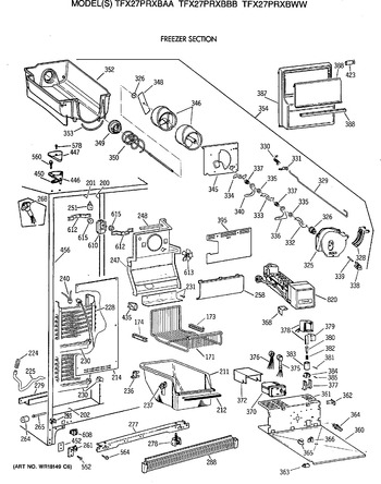 Diagram for TFX27PRXBAA