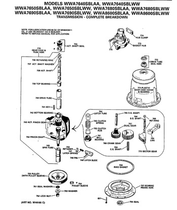 Diagram for WWA7650SBLAA