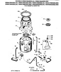 Diagram for 4 - Tub, Basket & Agitator