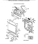 Diagram for 1 - Escutcheon & Door Assembly