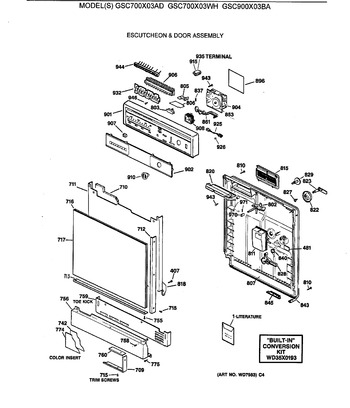 Diagram for GSC900X03BA