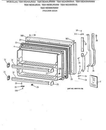 Diagram for TBX18DIXJRAA