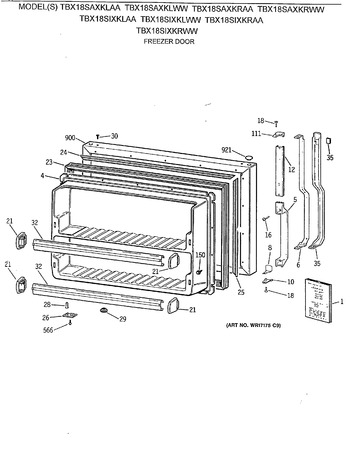 Diagram for TBX18SAXKRAA