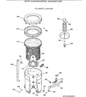 Diagram for 3 - Tub, Basket & Agitator