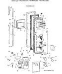 Diagram for 1 - Freezer Door