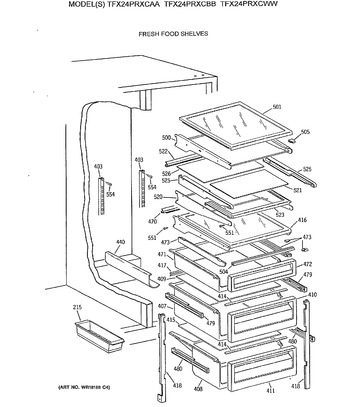 Diagram for TFX24PRXCAA