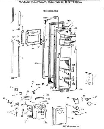 Diagram for TFX27PFXCWW