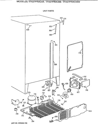 Diagram for TFX27PRXCAA