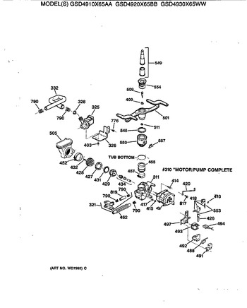 Diagram for GSD4910X65AA