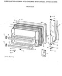 Diagram for 1 - Freezer Door