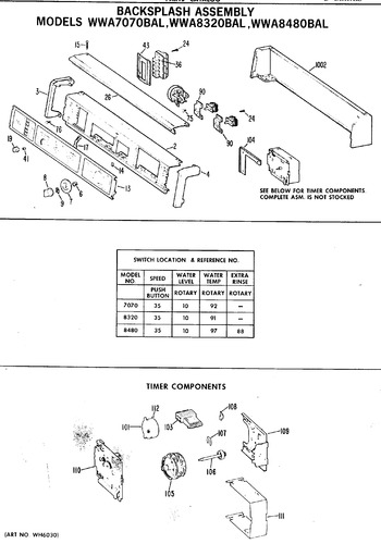 Diagram for WWA5600BAL