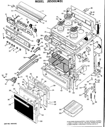 Diagram for JB500G*D1