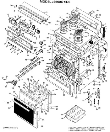 Diagram for JB500G*D5