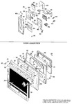 Diagram for 1 - Door Lower Oven