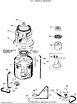 Diagram for 3 - Tub, Basket & Agitator