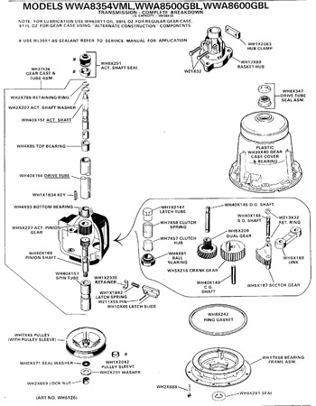 Diagram for WWA8500GBL