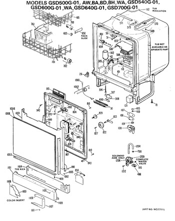 Diagram for GSD700G-01