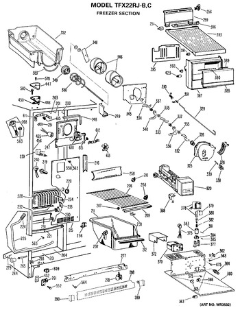 Diagram for TFX22RJB