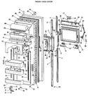 Diagram for 2 - Fresh Food Door