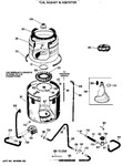 Diagram for 2 - Tub, Basket & Agitator