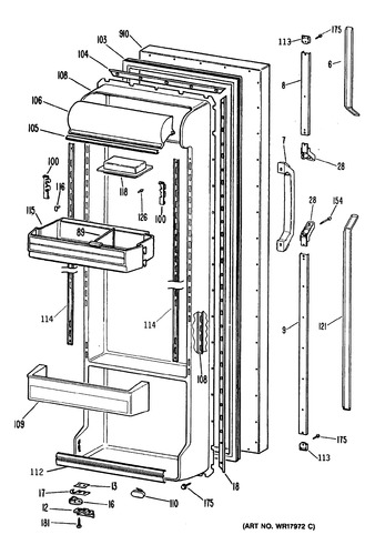 Diagram for TFCW24RRAWH