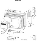 Diagram for 1 - Freezer Door