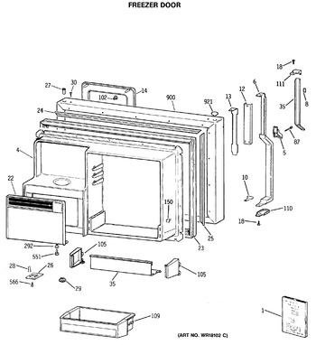 Diagram for TBX22PCSNRWW