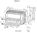 Diagram for 1 - Freezer Door