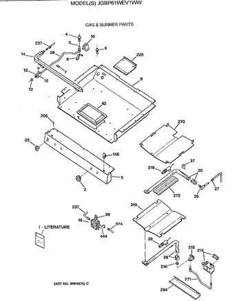 Diagram for JGBP61WEV1WW