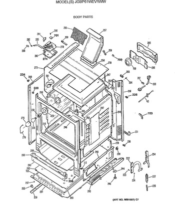 Diagram for JGBP61WEV1WW