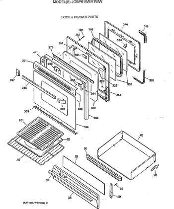 Diagram for JGBP61WEV1WW