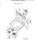 Diagram for 1 - Control Panel & Cooktop