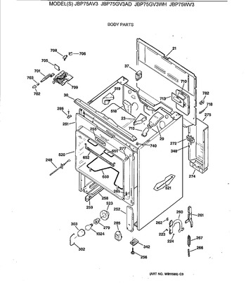 Diagram for JBP75GV3AD