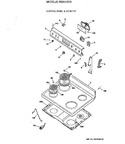 Diagram for 1 - Control Panel & Cooktop