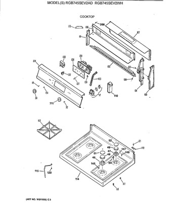 Diagram for RGB745SEV2AD