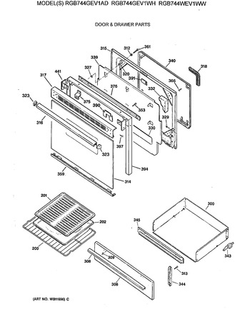 Diagram for RGB744WEV1WW