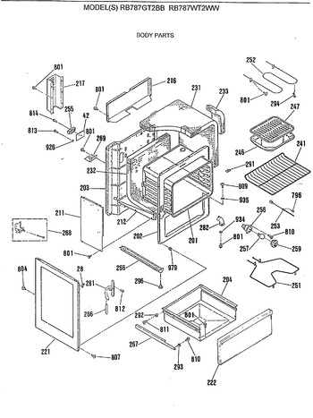 Diagram for RB787WT2WW