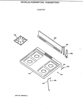 Diagram for RGB508PT3AD