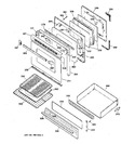 Diagram for 4 - Door & Drawer Parts