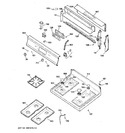 Diagram for 2 - Control Panel & Cooktop