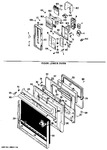 Diagram for 1 - Door Lower Oven