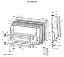 Diagram for 1 - Freezer Door