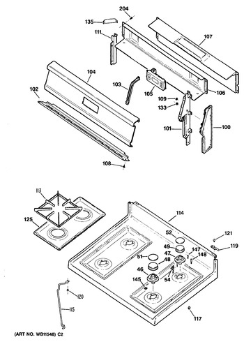 Diagram for RGB527EV1WH