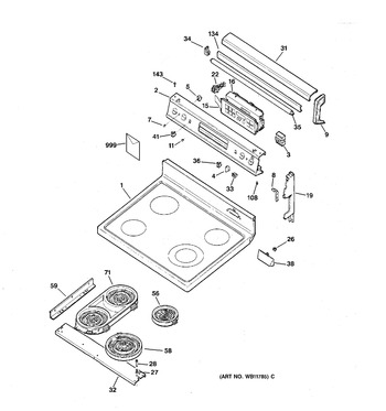 Diagram for JB960WY3