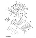 Diagram for 2 - Control Panel & Cooktop