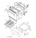 Diagram for 4 - Door & Drawer Parts