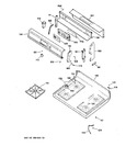 Diagram for 2 - Control Panel & Cooktop