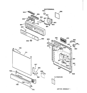 Diagram for GSD3630Z01WW