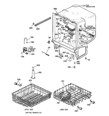 Diagram for GSD3630Z01WW